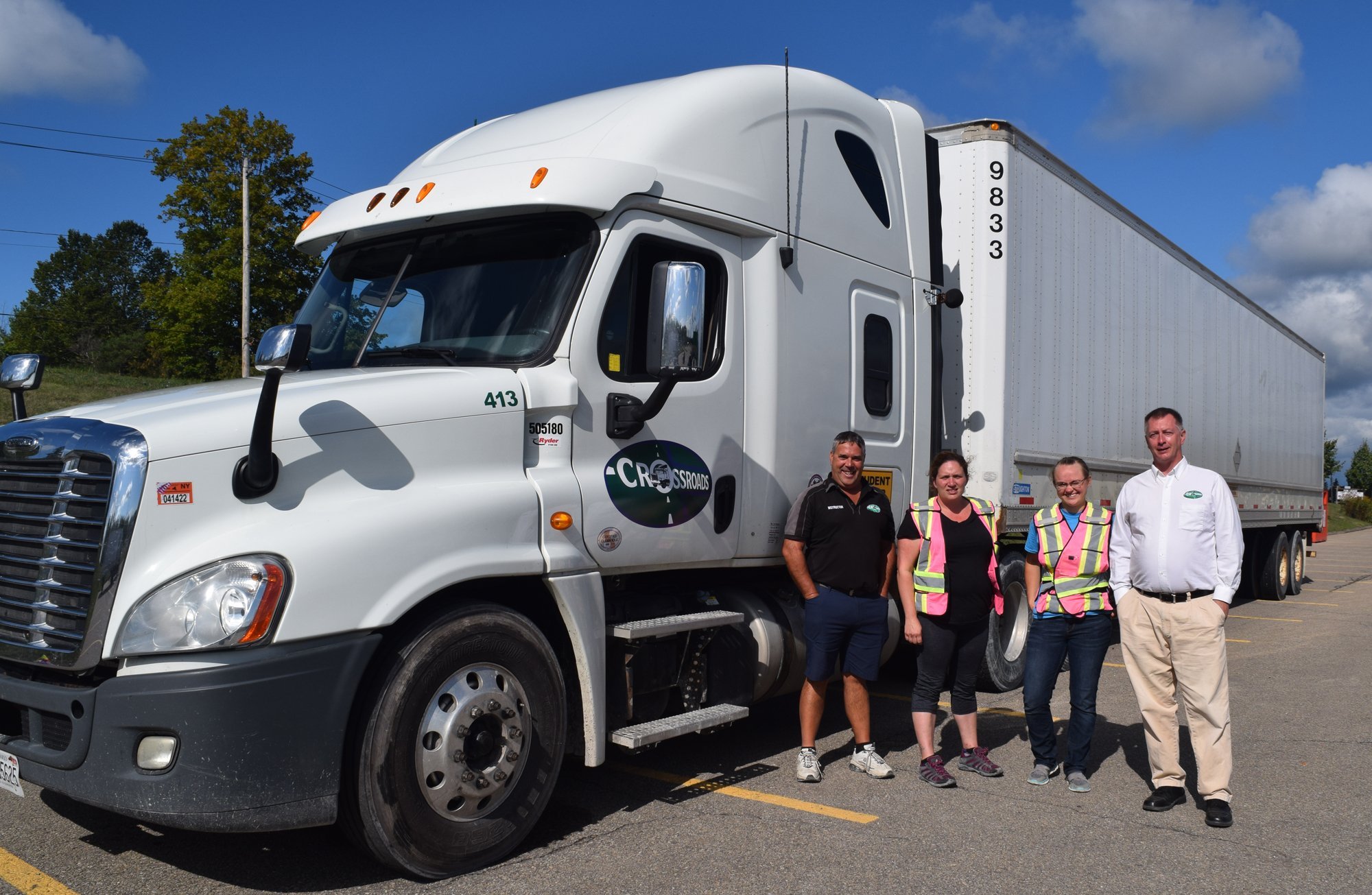 On the road again Crossroads Truck Training Academy puts new drivers